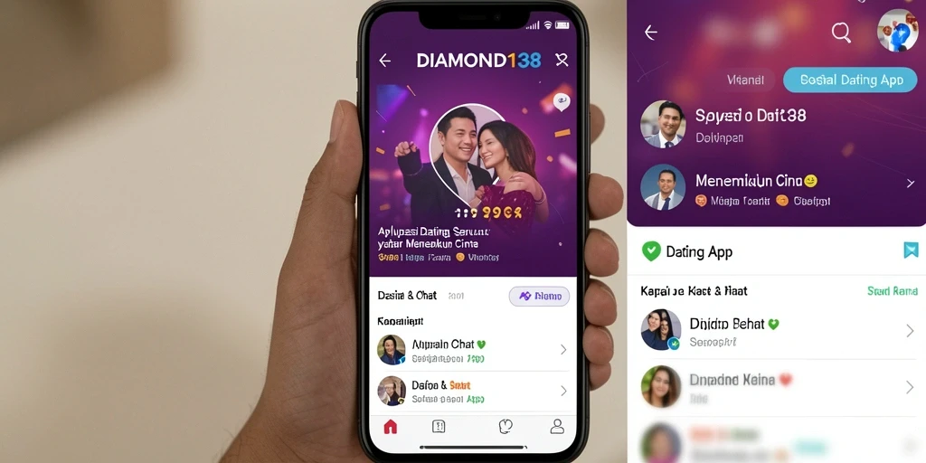 Antarmuka aplikasi DIAMOND138 yang menarik dan mudah digunakan.