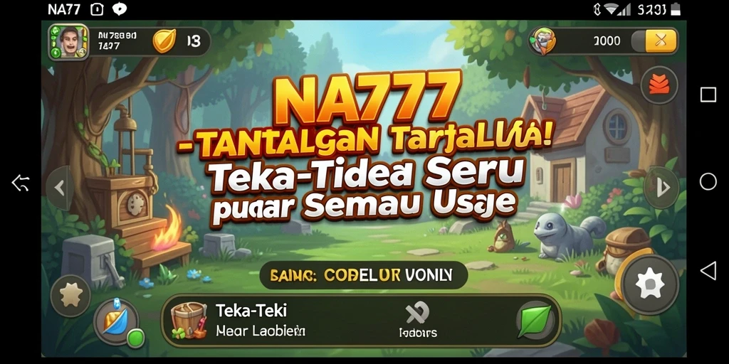 Tampilan antarmuka NA777 yang intuitif dan menarik.